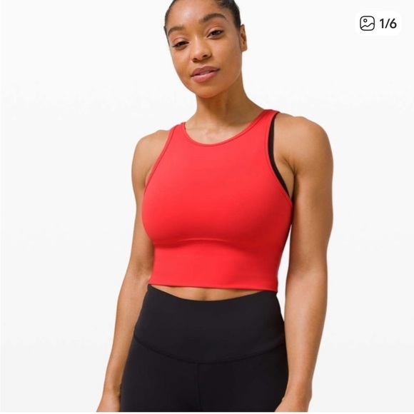 lululemon athletica Tops - Lululemon Everlux Power Pivot Tank size 6